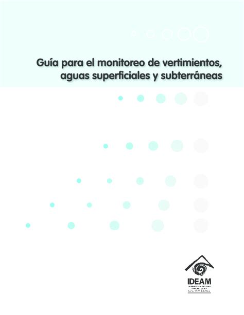 respiromedica|Guia monitoreo de vertimientos y aguas superficiales IDEAM.